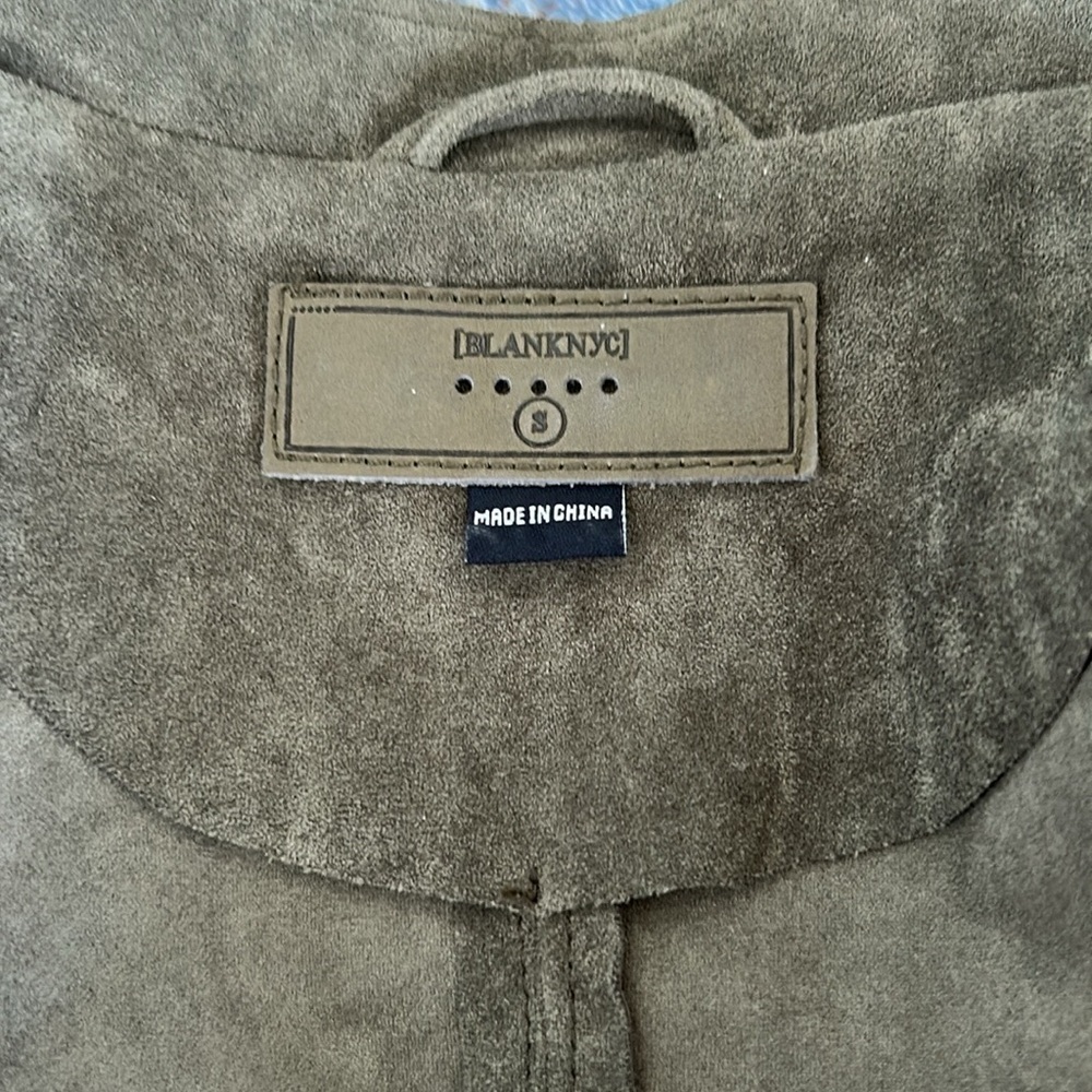 Blank NYC Wesley Sueded Jacket S - Picture 9 of 12